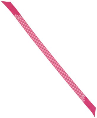 Medallion Fleur Silk Skinny Scarf