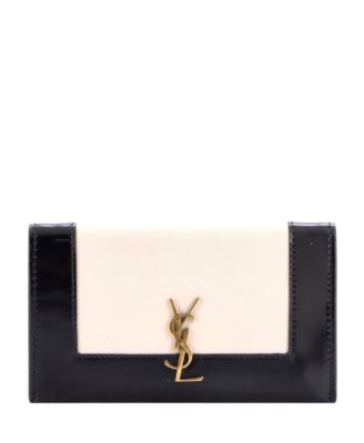 Bicolor Monogram Wallet Leather and Patent