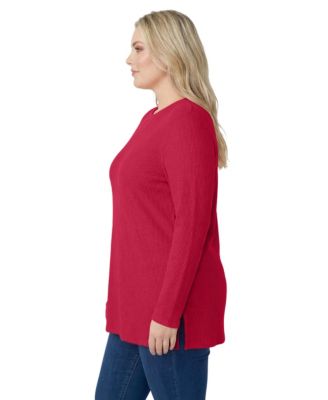 Women's Within Ultra Soft Waffle Thermal Sweatshirt