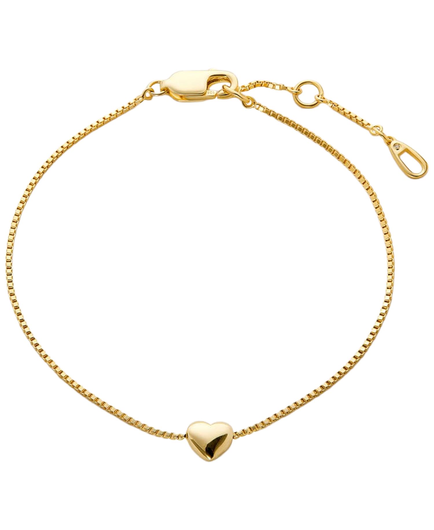 Lana Gold-Plated Heart Bracelet