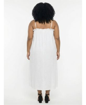 macy's white midi dress On 34th Women's Sleeveless Tank Midi Dress, Created for Macy's