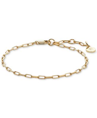 Poetry Gold-Plated Slim Link Chain Bracelet