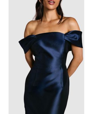 Women's Honoured Twill Bardot Maxi Dress