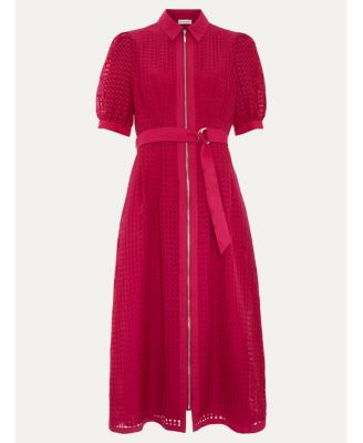 Women's Carey Belted Midi Shirt Dress