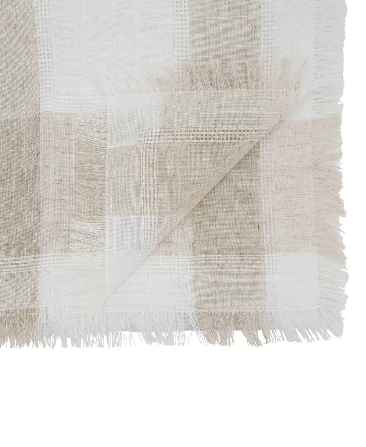 Saro Lifestyle Fringed Table Runner