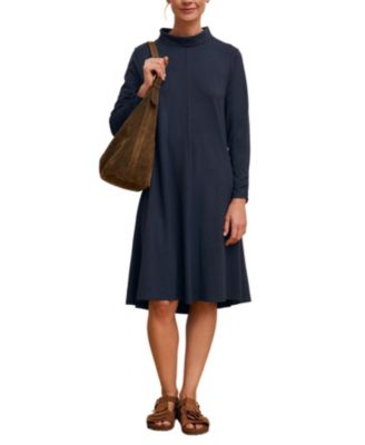Women's Roll Neck Jersey Dress