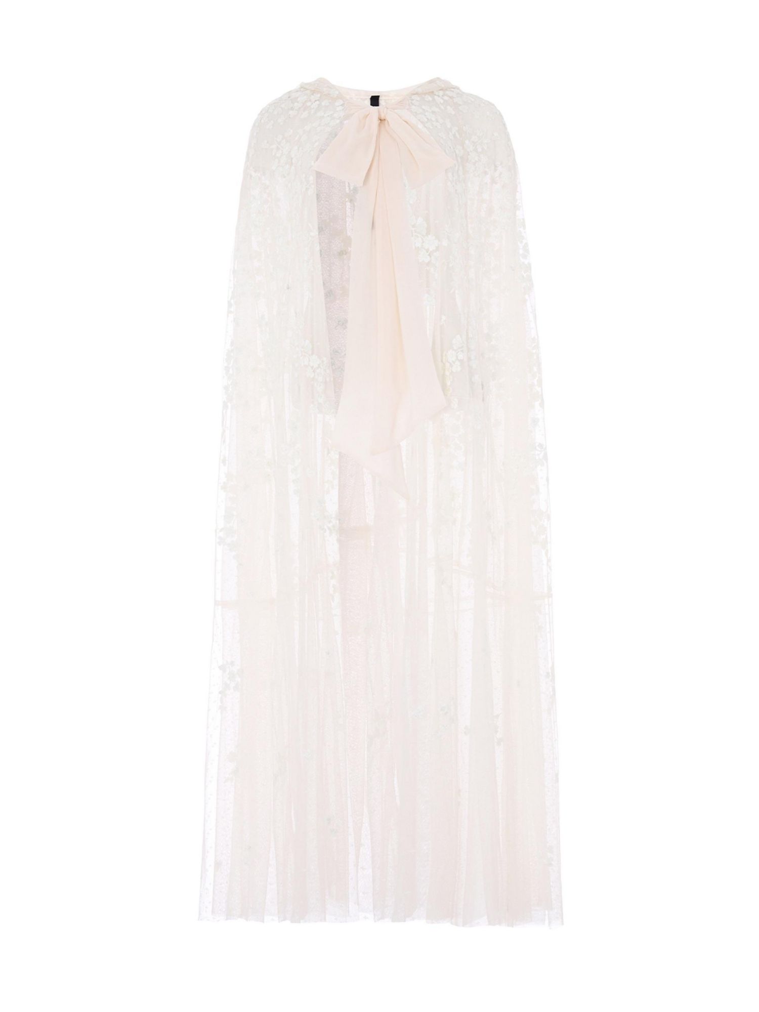 Women's Scatter Blossom Hooded Long Cape