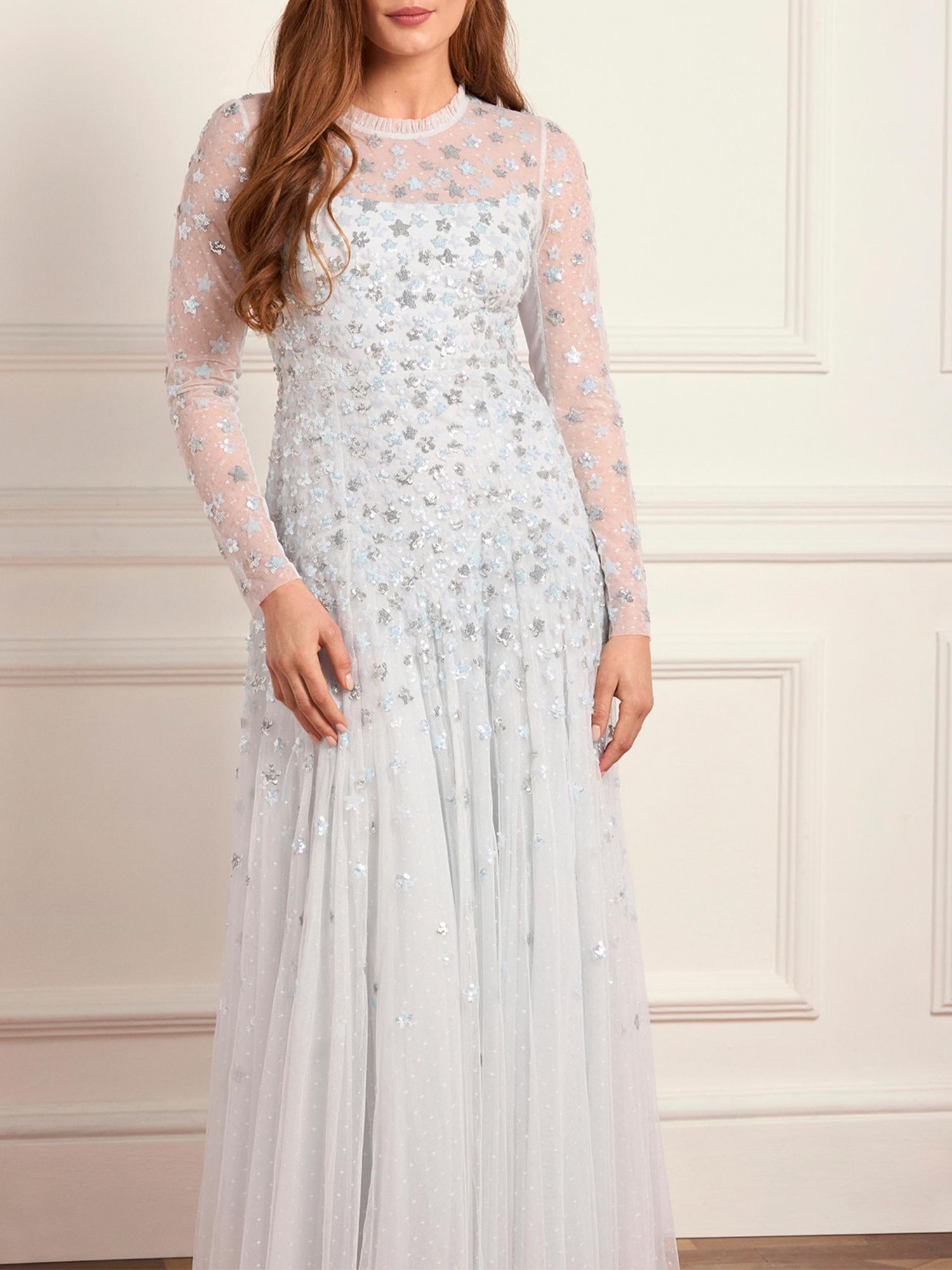 Women's Starry Nights Round Neck Gown