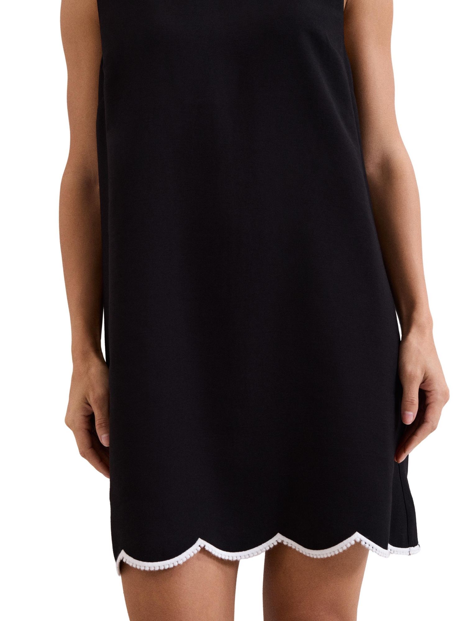 Women's Marta Scalloped Hem Shift Dress