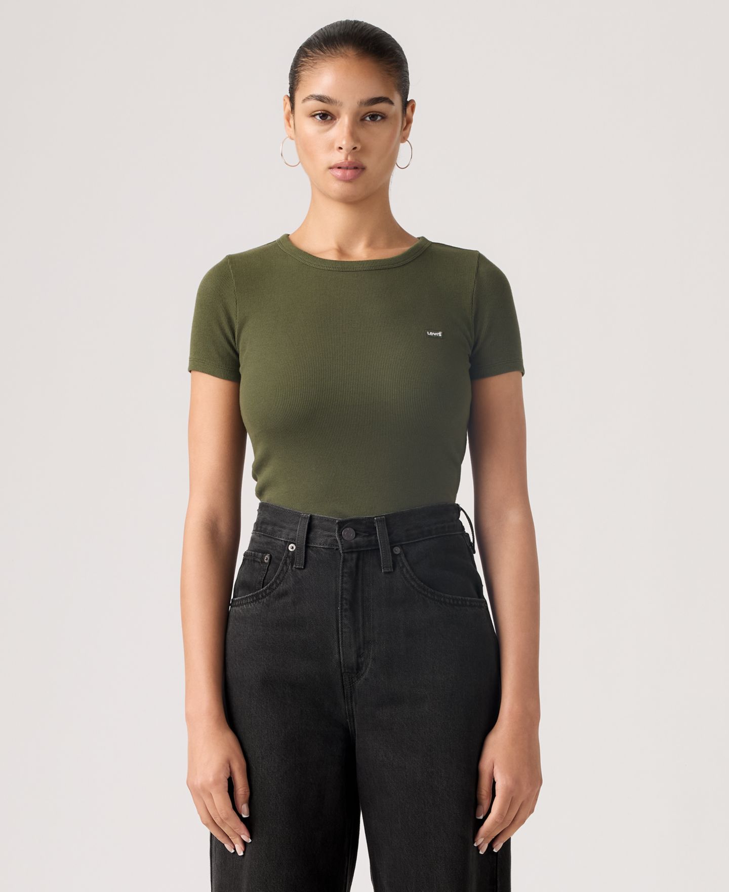 Женская футболка Levi's Hayes Slim-Fit Short-Sleeve Crewneck, цвет: Deep Depth — фото 1