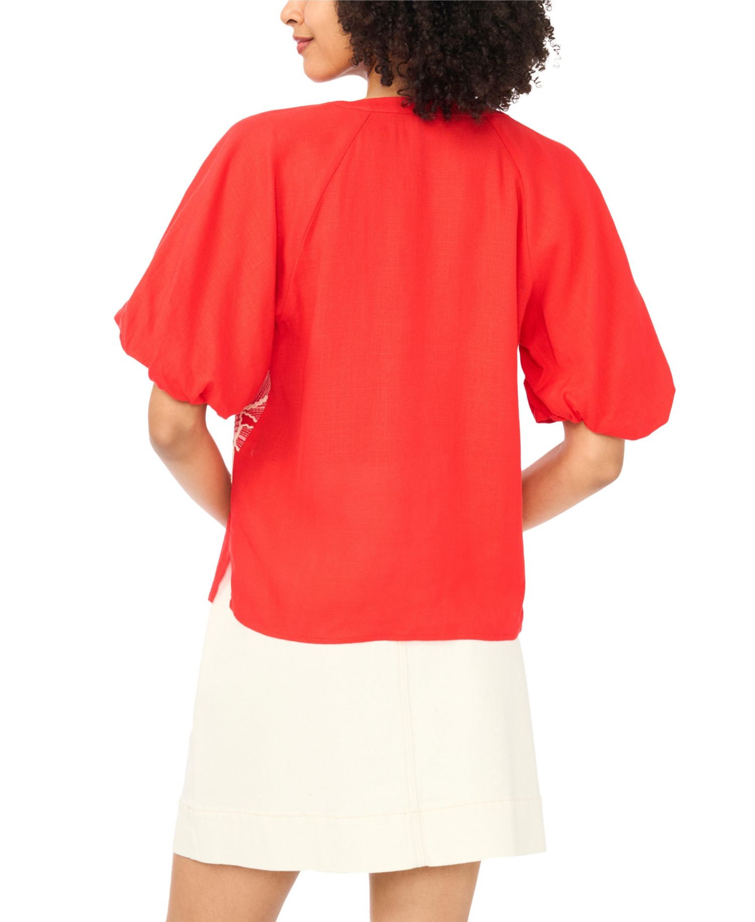 Women's Split V-Neck Top