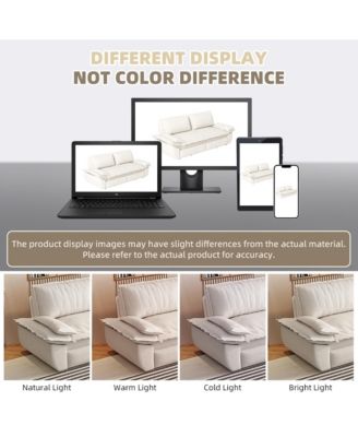 3-in-1 Convertible Sleeper Sofa, 73.2" Queen Pull Out Sofa Bed, Velvet Upholstered Loveseat Bed with Soft Armrests for Living Room