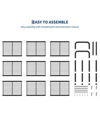 Metal Shoe Rack with Adjustable Flat or Tilt Shelves, Space Saving Shoe Storage Organizer for Entryway, Closet or Bedroom