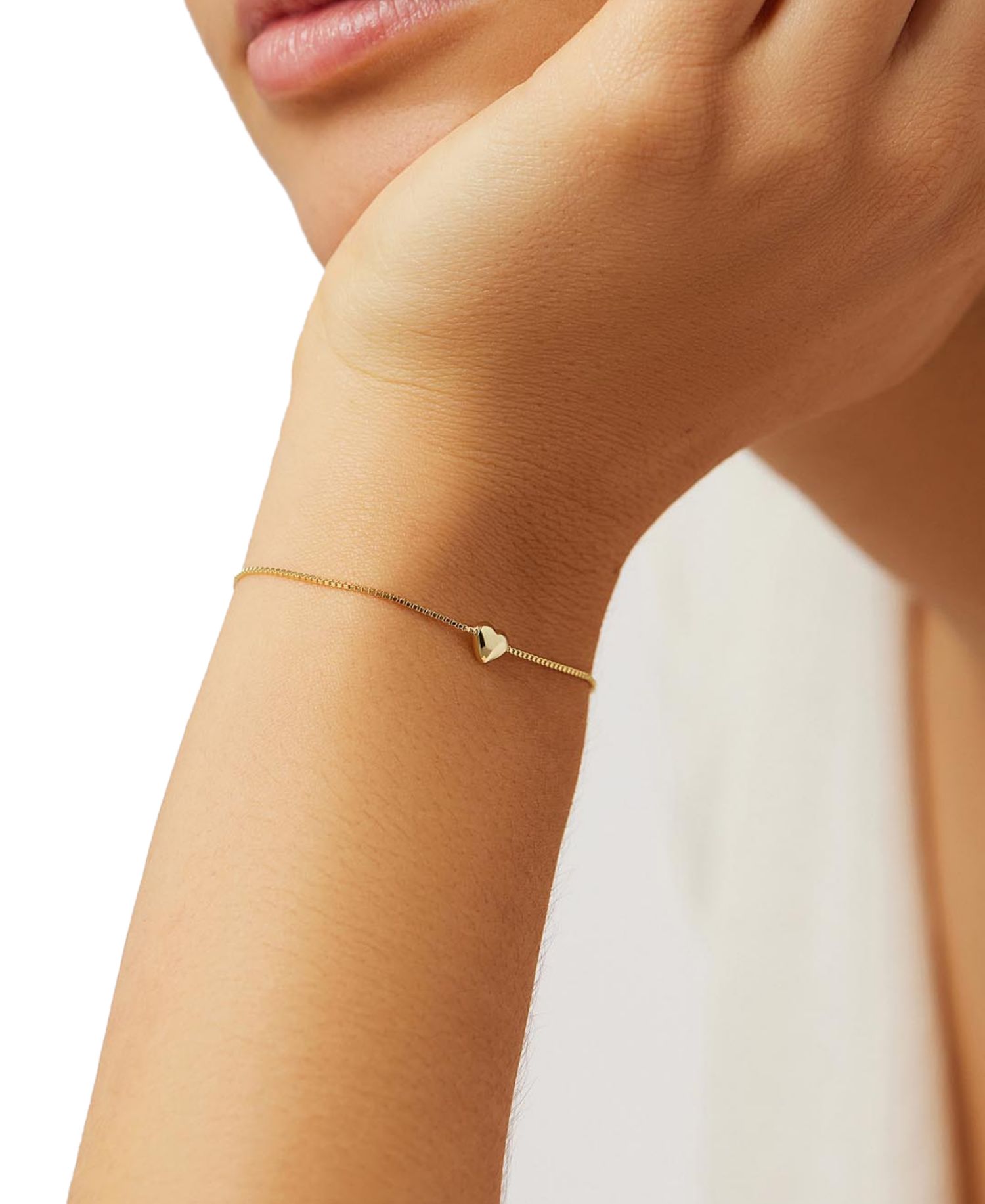 Lana Gold-Plated Heart Bracelet