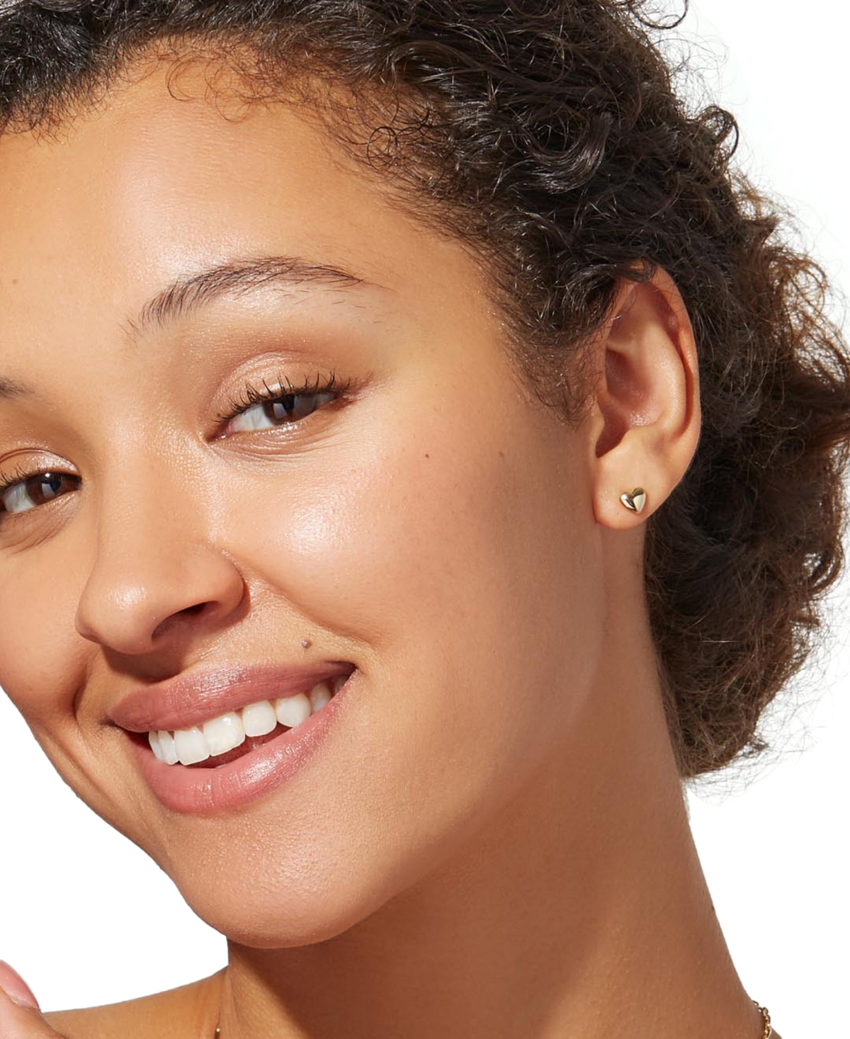 Ana Luisa Lev Gold-Plated Heart Stud Earrings