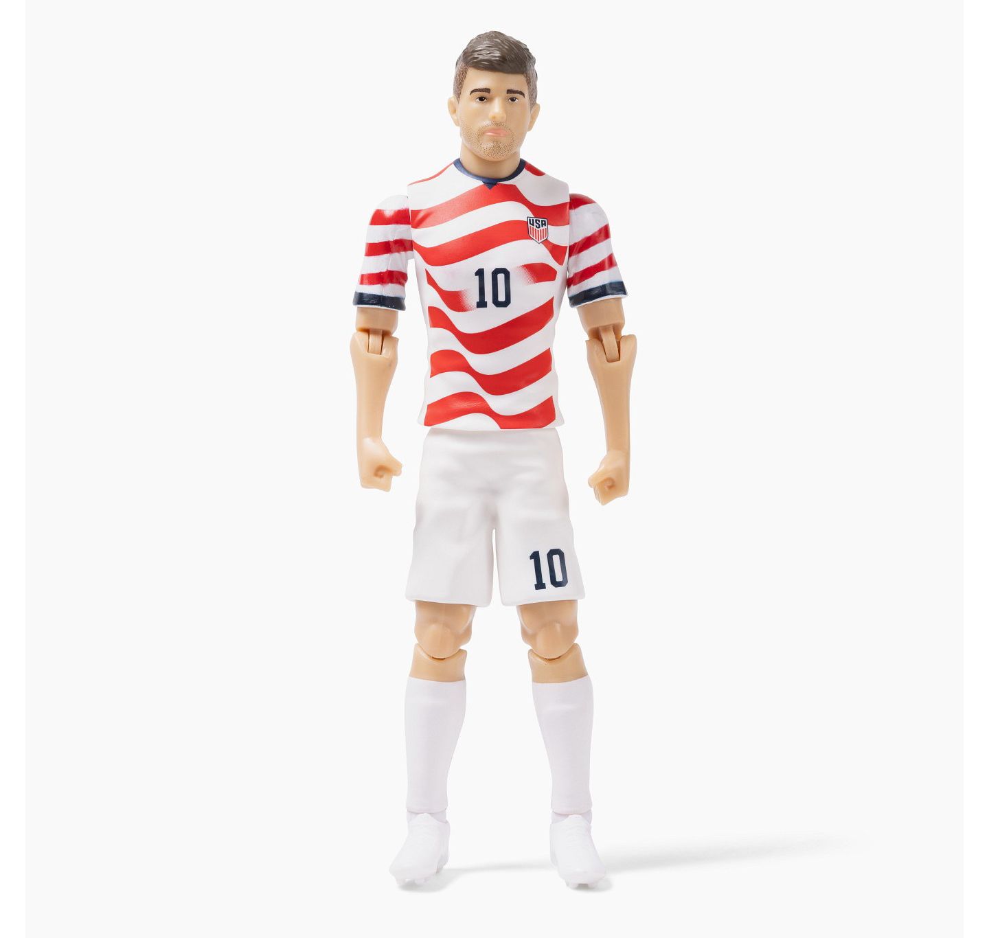 Детская фигурка Banbo Toys Christian Pulisic Usmnt 8" Articulated Collectible Action Figure, 14 Years & Up — фото 1