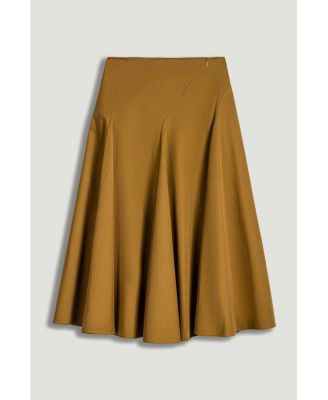 Women's Flared Midi Skirt