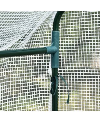 47" x 73" x 75" Walk-In Portable Garden house with Shelves,