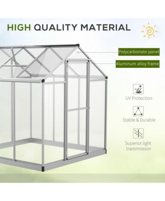 6' x 6' Portable Outdoor Walk-In Garden house w/ Roof Vent