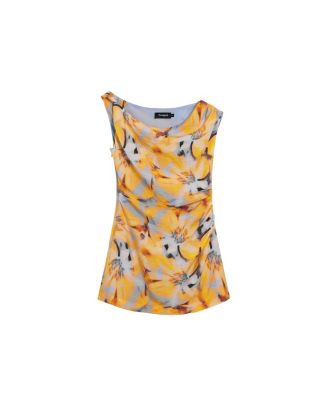 Women's Asymmetric floral dress
