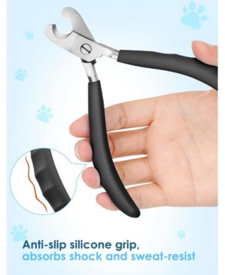 Professional Full Metal Dog Nail Clippers Heavy Duty Sharp for Large Dogs Cats Thick Nails with File