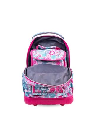 Boys Lollipop 16" Rolling Backpack with Insulated Lunch Bag