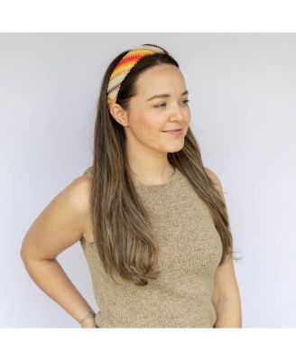 Women's Classic Padded Woven Raffia Headband