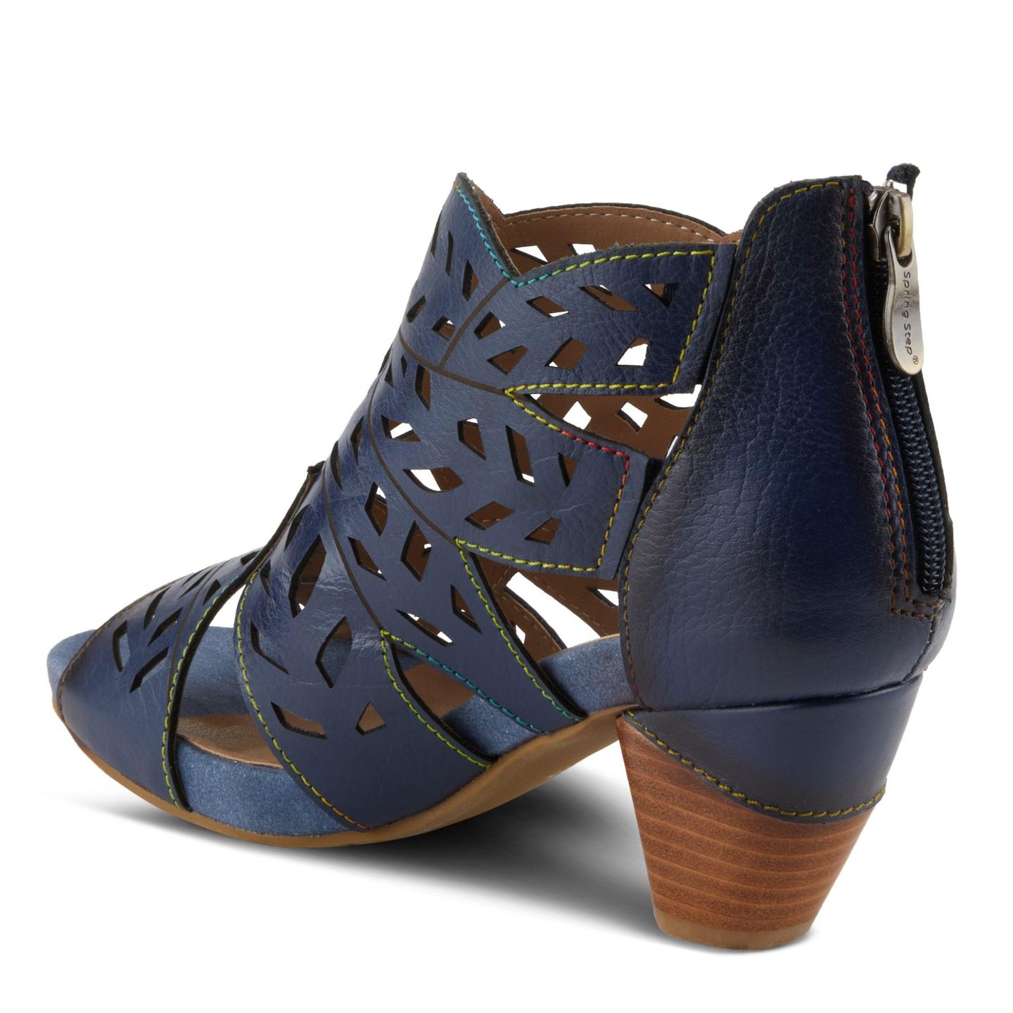Женские сандалии L'Artiste Spring Step Icon Sandals with Cushioned Insole, цвет: Тёмно-синий — фото 8