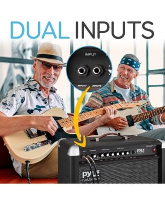 40W Portable Electronic Guitar Amplifier with High-Definition Speaker - Lightweight Wood Construction