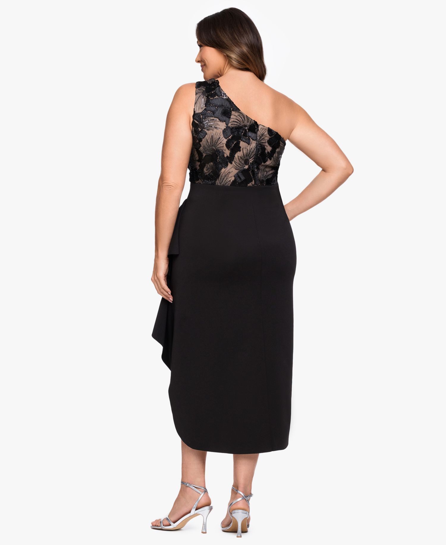 Women's One-Shoulder Midi Dress
