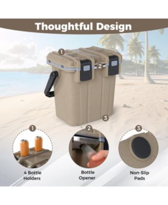 21-Quart Injection Molded Hard Cooler with 5-Day Ice Retention