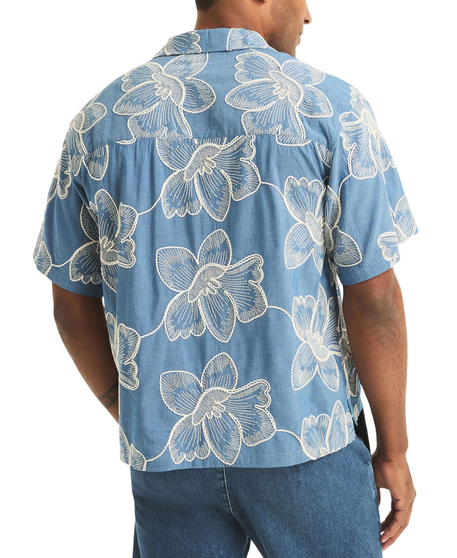 Men's Short-Sleeve Camp Collar Shirt
