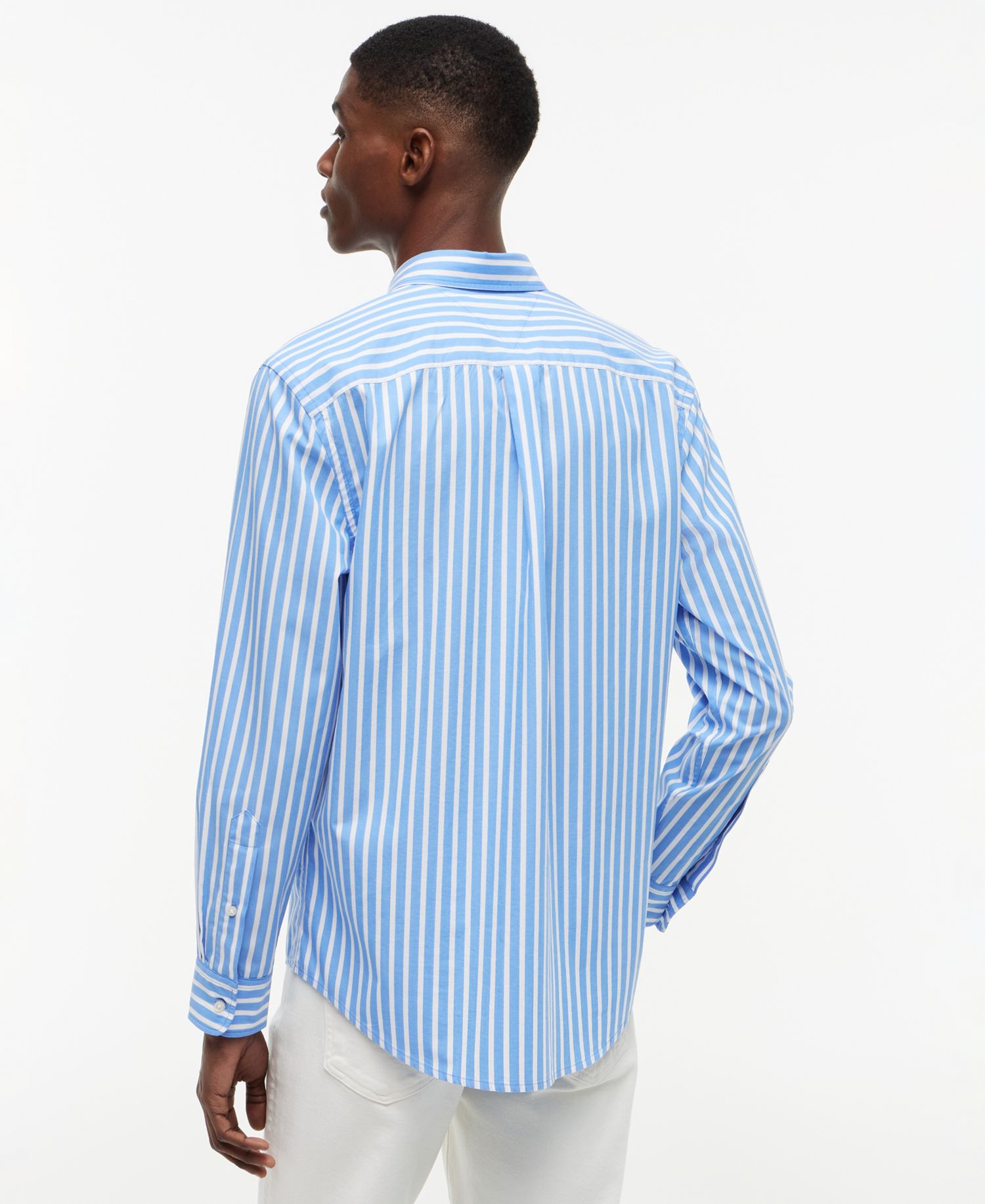 Regular-Fit Men's Flex Poplin Stripe Shirt