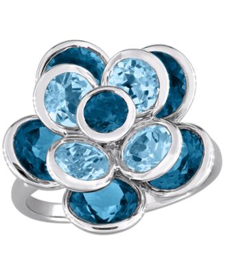 Blue Topaz (7-1/3 ct. t.w.) Ring in Sterling Silver