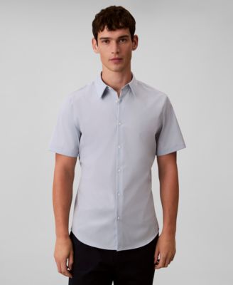 Men's Solid Short-Sleeve Shirt
