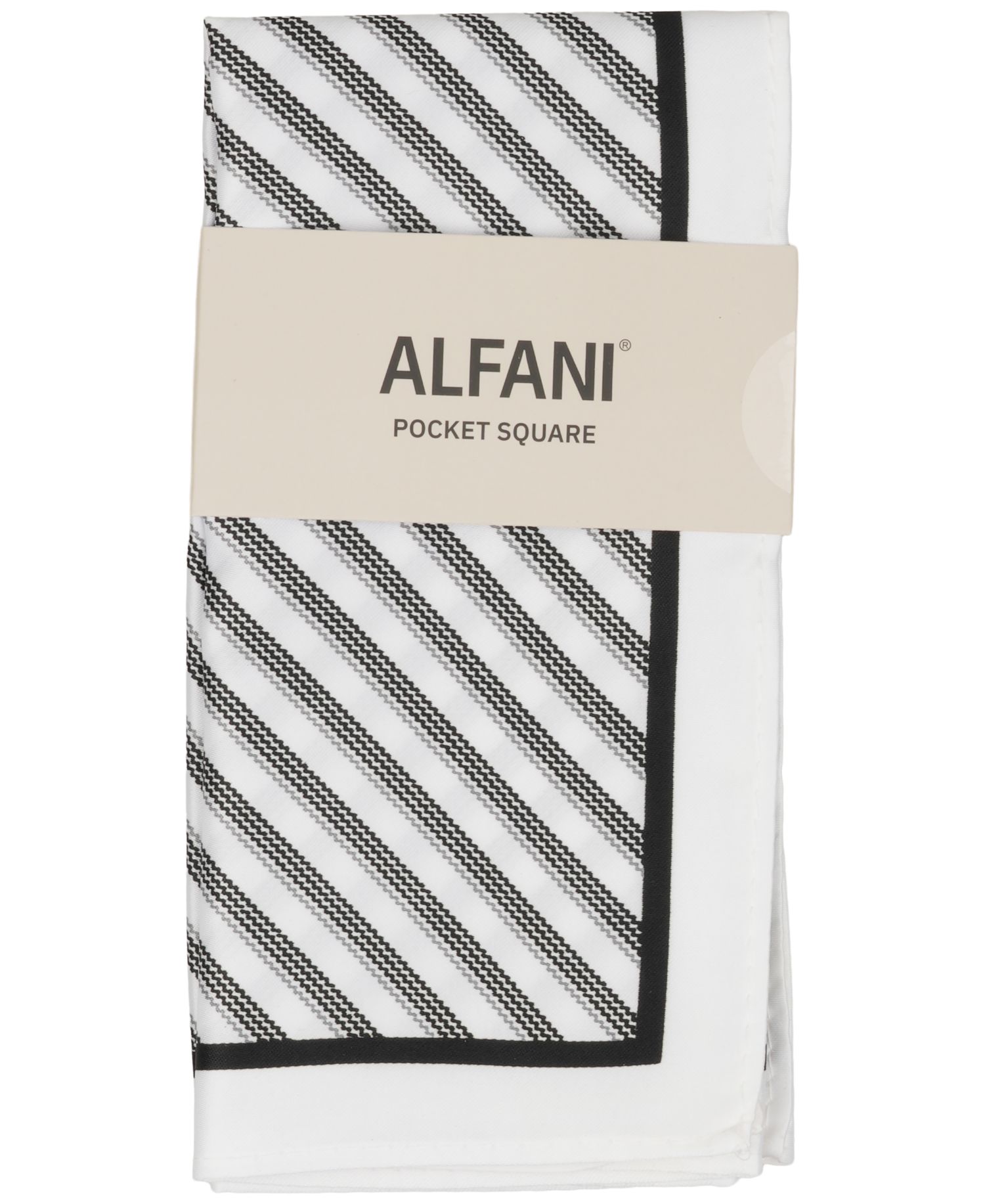 Men's Borel Striped Pocket Square