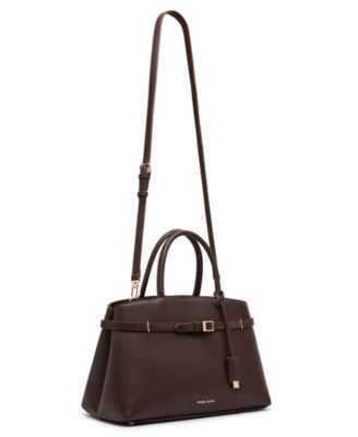 Medium Belted Satchel Handbag