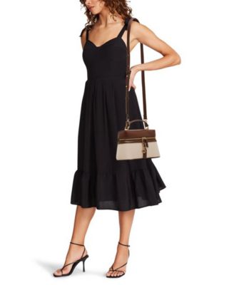 Small Canvas Convertible Train Case Handbag