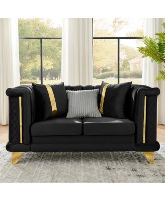 Loveseat Sofa Trim and Pillows