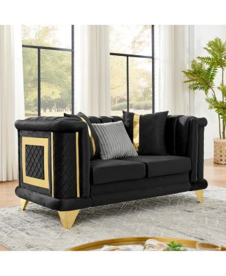 Loveseat Sofa Trim and Pillows
