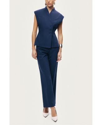 Women's Tailored Straight-Leg Pants