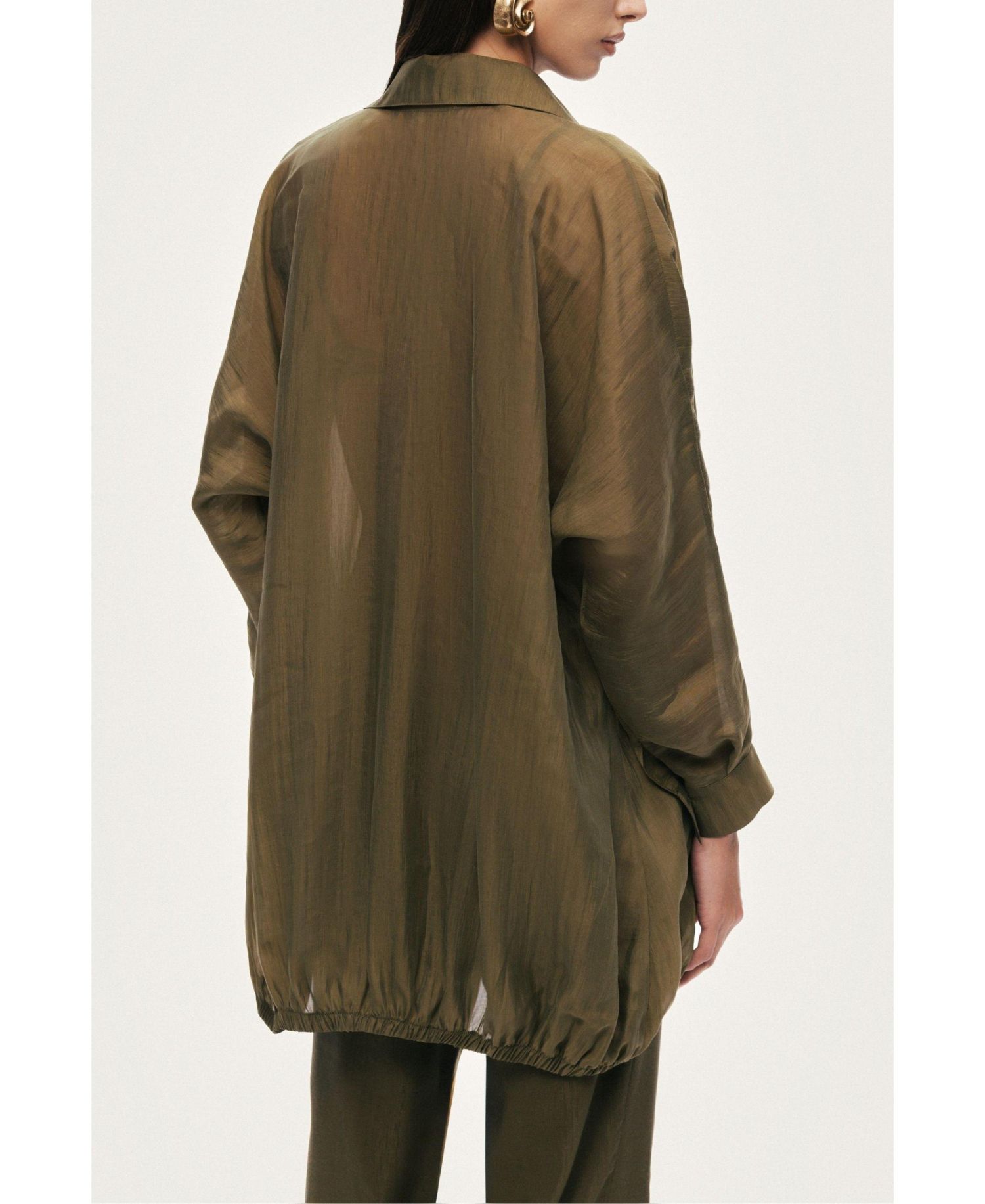 Women's Fluid Open-Front Shirt