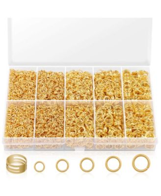 4600pcs Jump Rings Open Close Tools Jewelry Making Necklace Repair Kit