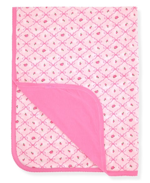 Детские Max & Olivia Baby Reversible Floral Printed Blanket