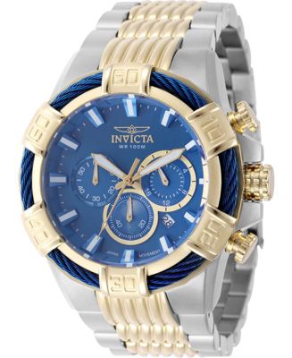 Men's 49903 Bolt Quartz VD53 Brass Dial Watch
