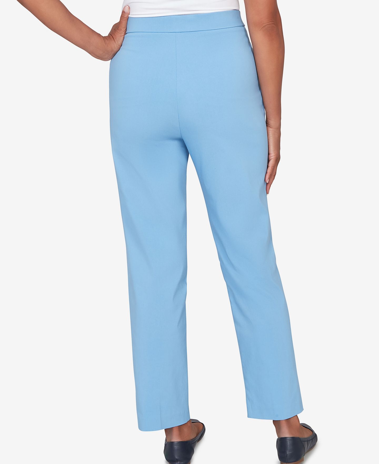 Женские брюки Alfred Dunner St. Augustine Tailored Stretch Comfort Waistband, цвет: Wedgewood — фото 5