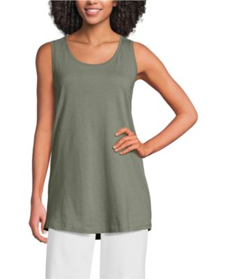 Women's Tall Supima Cotton Tunic Tank Top