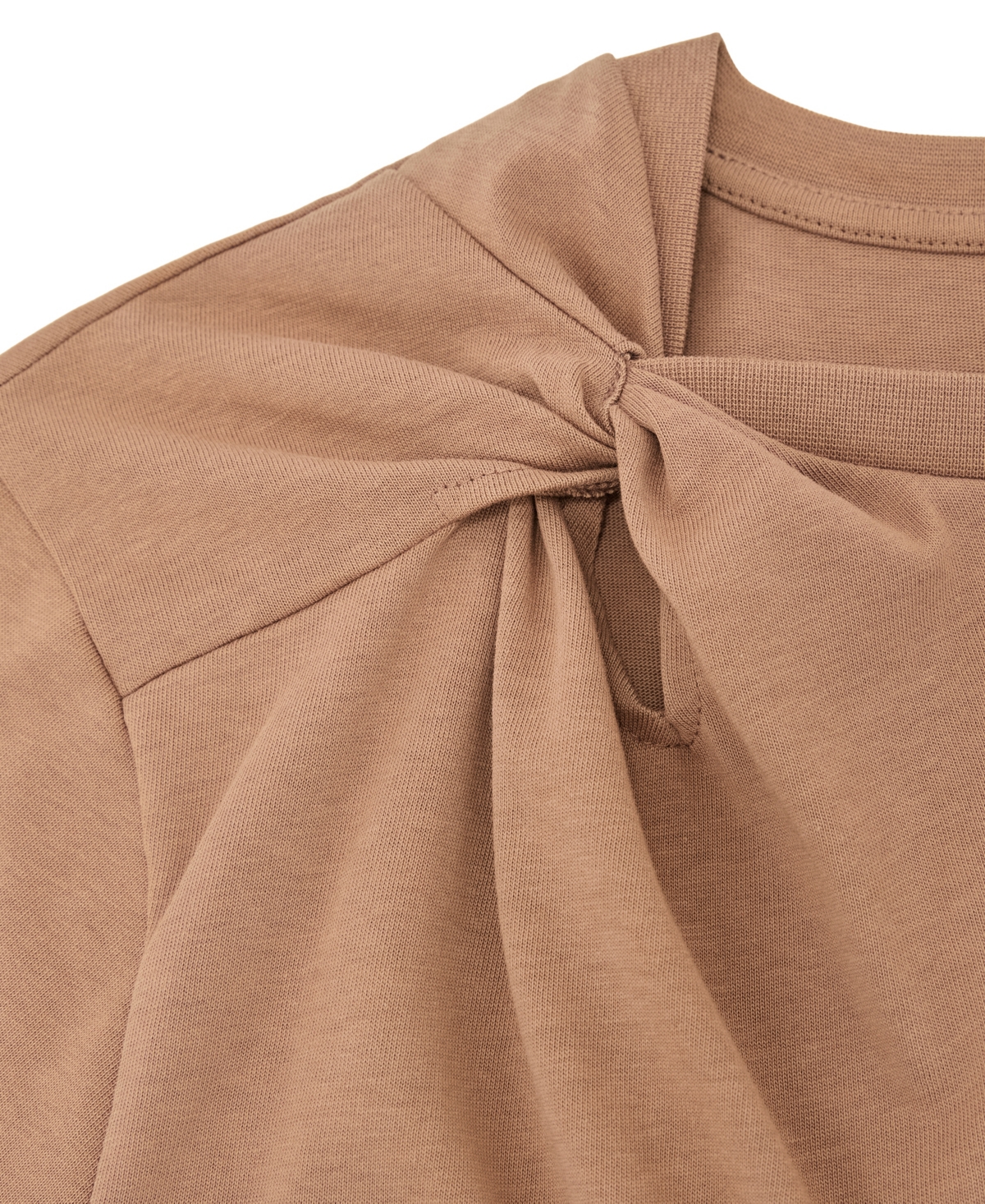 Reiss Women's Esme Cotton Twist-Detail Boxy T-Shirt