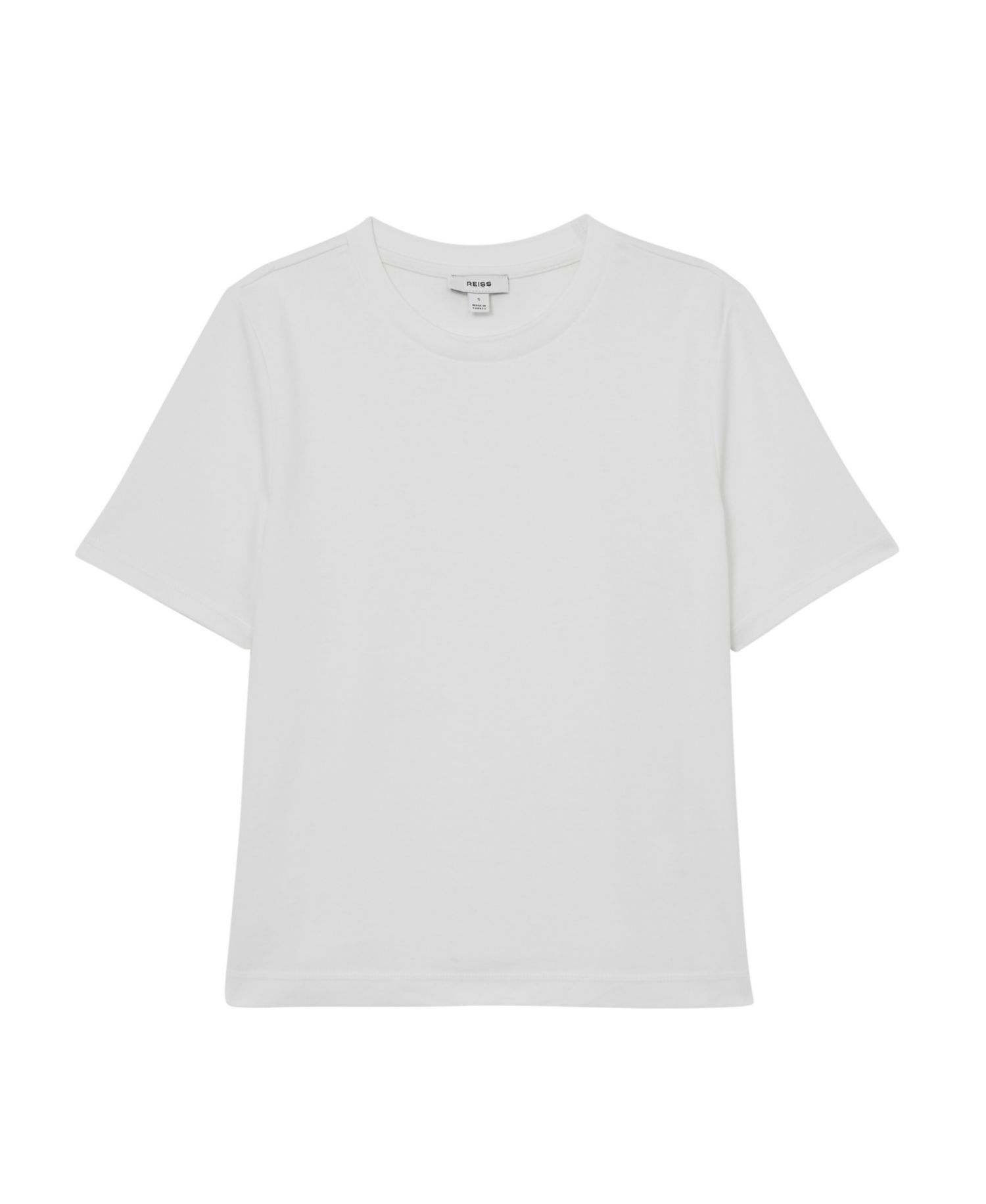 Women's Josie Stretch-Cotton Ribbed-Neck T-Shirt