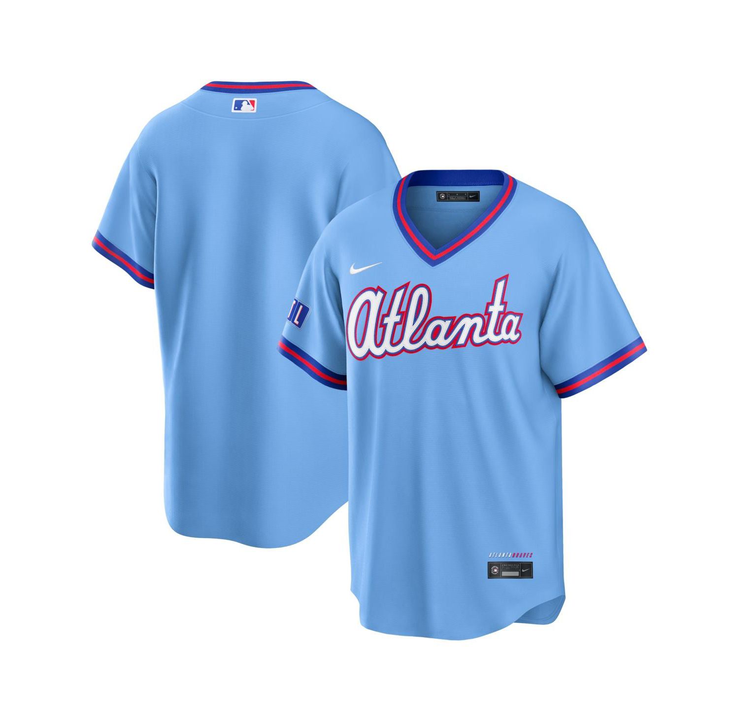 Men's Powder Blue Atlanta Braves 2026 City Connect Stadium Jersey